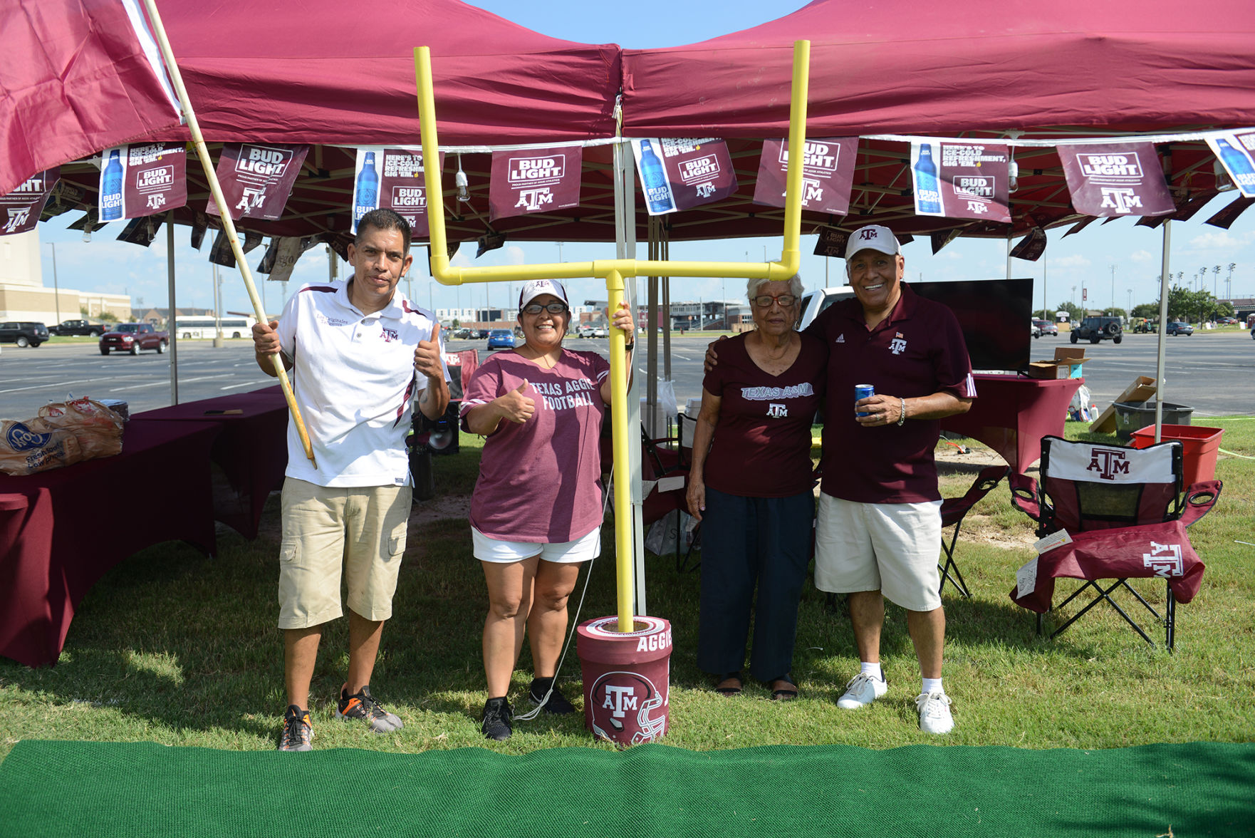 Texas A&M vs. Texas State football tailgates